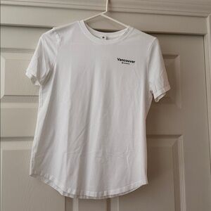 Vancouver Lululemon White Henley Tee